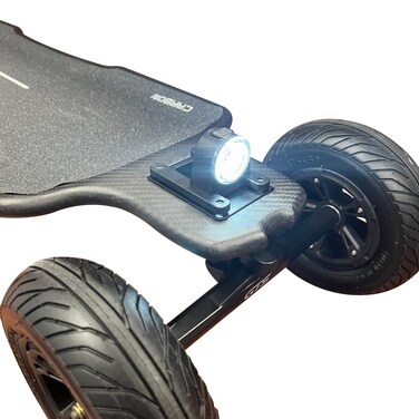OFG Products New Improved Magnetic LED Skateboard Lights  Quick Easy Installation Five Different LED Light Modes Perfect for Night Time Cruising 5 Hours Bright Light on a Single Charge