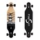 PINESKY 41 Inch Longboard Skateboard 8 Ply Natural Maple Complete Skateboard Cruiser for Cruising Carving FreeStyle and Downhill with TTool