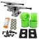 Yocaher Longboard Skateboard Trucks Wheels Combo Set 71mm Wheels  7180mm Heavy Duty Aluminum Polished Trucks Bearing Riser Pad and Skateboard Longboard Cruiser Hardware