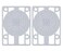 Independent Trucks Skateboard Risers 18 White Pair Riser Pads Hard