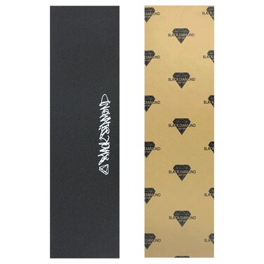 Black Diamond Sheet of Skateboard Grip Tape 9 x 33 BlackWhite