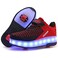 Knnnen USB Chargable LED Light Up Single Wheeled Roller Skate Sneaker Shoes for Boys Girls Kids