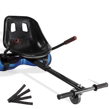Hoverboard Seat Attachment 265lbs Capacity 26345 Adjustable Length Hover Board Go Kart Accessory wComfortableSturdy SeatGo Cart Compatible with 65 8 10 HoverboardKids Adults