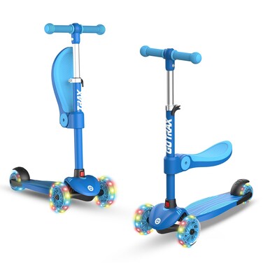 Gotrax KS1KS3 Kids Kick Scooter LED Lighted Wheels and 3Adjustable Height Handlebars LeantoSteer  Widen AntiSlip Deck 3 Wheel Scooter for Boys  Girls Ages 28 and up to 100 Lbs