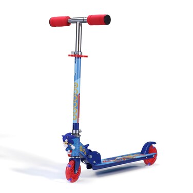 2 Wheel Kick Scooter with Light Up Wheels  Foldable NonSlip Deck Comfortable  Smooth Ride