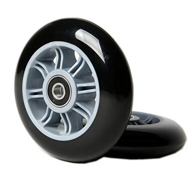 Freedare Scooter Wheels 100mm for Scooter Replacement Wheels with Bearings Pack of 2Gray