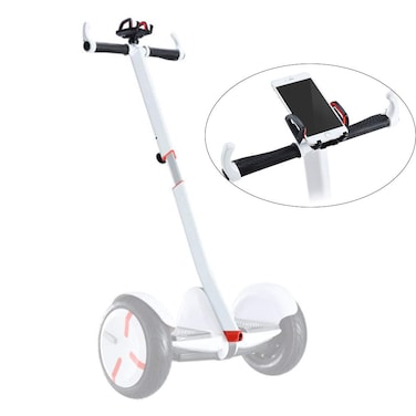 ToLanbbt Handlebar Extension Knee Bar for Segeay Ninebot Mini PRO with Phone Mount White
