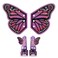 GR GLAMRAY Glittery Butterfly Wings for Roller Skate Shoes Boots Roller Skate Accessories for Women Girls