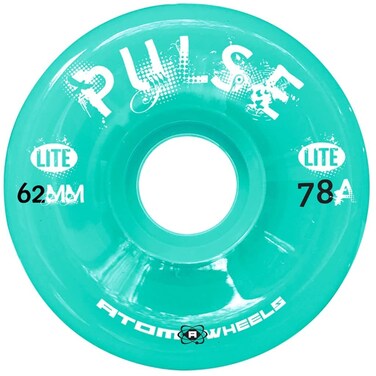Atom Skates Pulse Outdoor Quad Roller Wheels Hardness 78A 65mm x 37mm