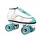 VNLA Junior Lagoon Jam Skates for Men and Women  Indoor Unisex Roller Skates for Tricks and Jam Skating WhiteAqua