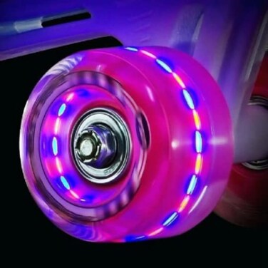 Vivid Skates LED Light Up Roller Wheels  4 Pack