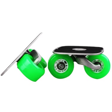 JINCAO Green Portable Roller Road Drift Skates Plate Antislip Board Aluminum Truck With PU Wheels With ABEC7 608 Bearings