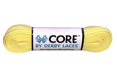 Derby Laces CORE Narrow 6mm Waxed Lace for Figure Skates Roller Skates Boots and Regular Shoes