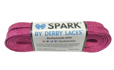 Derby Laces Pink 96 Inch Spark Skate Lace for Roller Derby Hockey and Ice Skates and Boots