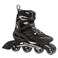 Rollerblade Zetrablade Mens Adult Fitness Inline Skate Black and Silver Performance Inline Skates