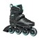 Rollerblade RB 80 Womens Urban Inline Skate Black and Light Blue