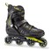 Rollerblade RB XL Mens Adult Fitness Inline Skate Black and Lime High Performance Inline Skates