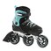 Bladerunner by Rollerblade Formula 100 Womens Adult Fitness Inline Skate Black and Light Blue Inline Skates