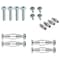 Dime Bag Hardware Inline Skate Axles and Aluminum Spacers 8Pack 33mm Rollerblade Nuts and Bolts