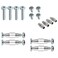 Dime Bag Hardware Inline Skate Axles and Aluminum Spacers 8Pack 33mm Rollerblade Nuts and Bolts