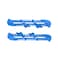 EDNEY 2 Pcs Ice Skate Guards Hockey Shoe Blade Covers Hockey Skates Blade Guards Ice Hockey Equipment with Adjustable Buckle for Figure Skates Ice Skating Hockey
