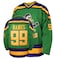 Adam Banks 99 Mighty Ducks Movie Hockey Jersey White Green