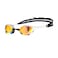 Arena Cobra Ultra Swipe Racing Swim Goggles for Men and Women Mirror Lens AntiFog UV Protection Yellow CopperWhite