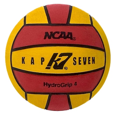 KAP K7 SEVEN KAP7 Size 4 HydroGrip Water Polo Ball NCAA and NFHS Official YellowRed