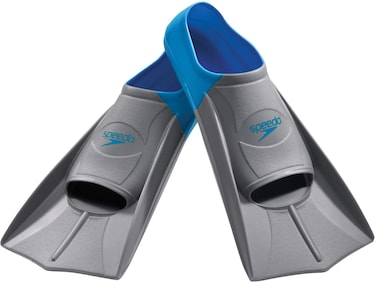 Speedo UnisexAdult Swim Training Fins Silicone Short Blade