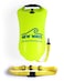 New Wave Swim Buoy for Open Water Swimmers and Triathletes  Light and Visible Float for Safe Training and Racing  High Visiblity Fluo Green