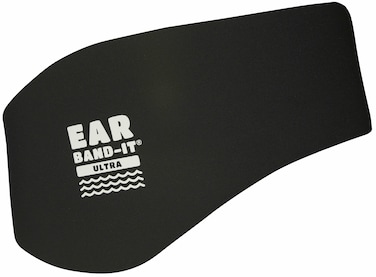 Ear BandIt Ultra Swimming Headband Keep Water Out Hold Earplugs in Doctor Recommended Large Ages 8Adult Black