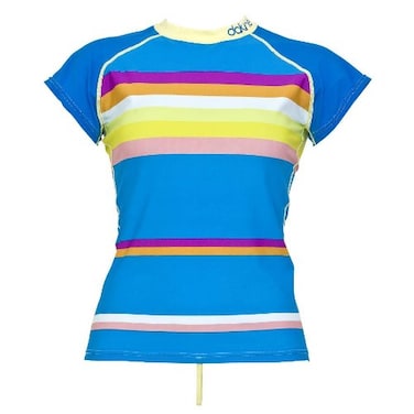 DAKINE Tidal Rashguard  CapSleeve  Womens Cyan S
