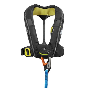 Spinlock USCG Approved Deckvest LITE PLUS Black with LumeOn