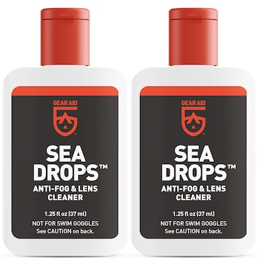 GEAR AID Sea Drops Antifog and Cleaner for Dive and Snorkel Masks 125 fl oz