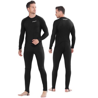 COPOZZ Rash Guard Full Body Thin Wetsuit Lycra UV Protection Long Sleeves Dive Skin Suit  for SwimmingScuba DivingSnorkelingSurfing One Piece for Men Women