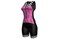 WIXEN Womens Triathlon Suit Sleeveless Tri Suit Padded Cycle Race Swim Bike Run Tri Suit Back Pockets