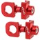 MUQZI 2pcs Bike Chain Tensioners Adjuster Aluminum Alloy Chain Tension for BMX Fixie Folding Bike Single Speed Bicycle Red