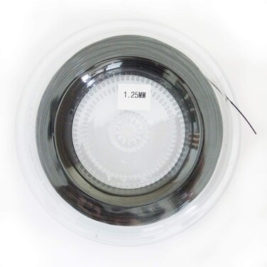 powerti Tennis String 660 Feet  200 Meters  Polymer 17 Gauge StringDurable Intense Spin Extreme Power Feel and ControlBlack Colour