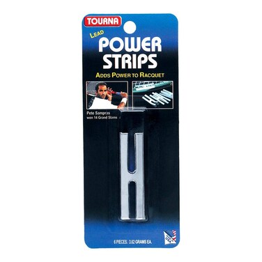 Tourna Unique Lead Power Strip Tennis Racquet Racket Tape 362 G Each 6 Pack