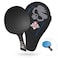AirBlades The Peace Maker ALC  Boys Blue Professional Ping Pong Paddle  Carbon Fiber Table Tennis Racket Producing Maximum Spin  Control for All Levels  Hard Carry Case  Ergonomic Handle