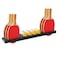 Game Room Ping Pong Paddle Storage Rack Table Tennis Racket Display Wall Mounted Holder for 6 Rackets and Balls Storage in Bar Room Office Break Ping Pong Accessories Set of 6 Paddles Organizer