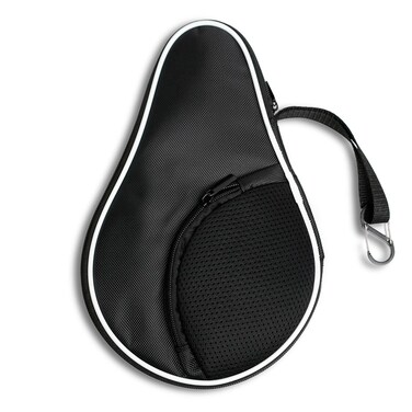 XMUENYTU Table Tennis Racket Bag Ping Pong Paddle Case Cover with Removable Hook