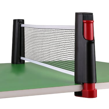 Hipiwe Retractable Table Tennis Net Replacement Ping Pong Net and Post with PVC Storage Bag 6 Feet18M Fits Tables Up to 20 inch 50 cm