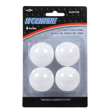 CTG Table Tennis Balls Set of 4 Ping Pong Balls for Competition and Recreational Play Indoor and Outdoor Compatible