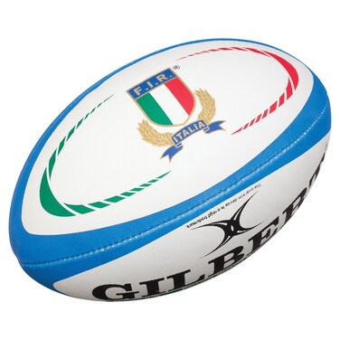 Gilbert Italy Official Replica Rugby Ball  BlueWhite