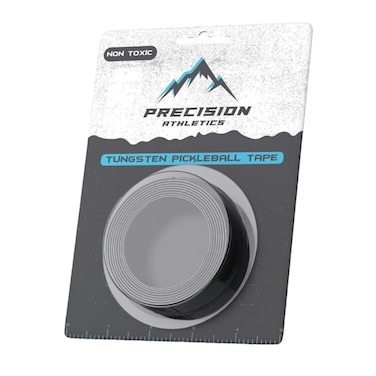 Precision Athletics Pickleball Weighted Training Tape TungstenSafer Alternative for Enhanced Performance Black