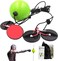 PUYREEINN Double End Punching BallSpeed Bags with Boxing Reflex Ball Pump Headband for Gym MMA Boxing Sports Punch Bag Adult Kids Men Women