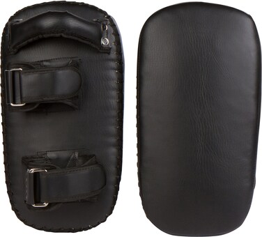 Trademark Innovations 16 Kickboxing MMA Thai Training Kick Pads Pair Black