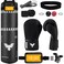 Elite Sports Adult Boxing Punching Bag Set for Fitness Martial Art  4 ft Durable Leather Punching Bag with Boxing Kit