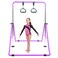 Gymanstics Bars for Home with Rings Kids Grip Training Boys Girls Gift Set Gymnastics Training Bar Folding Adjustable Height Expandable Horizontal Bars Gym Junior for Age 38
